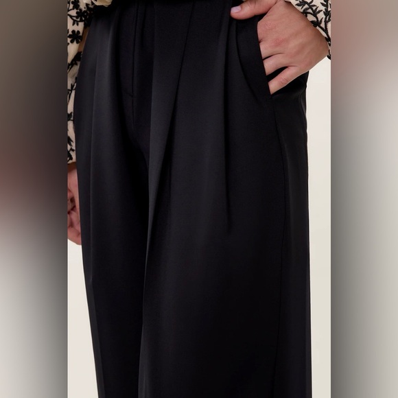 Rebecca Taylor Black Wide-Leg Pants - Picture 5 of 7